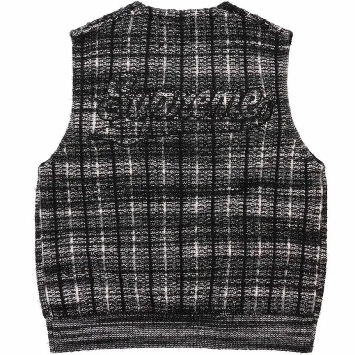[BUNJANG] Supreme Speckle Zip-Up Sweater Vest - Black (M) / [M] 슈프림 스페클 집업 스웨터 베스트