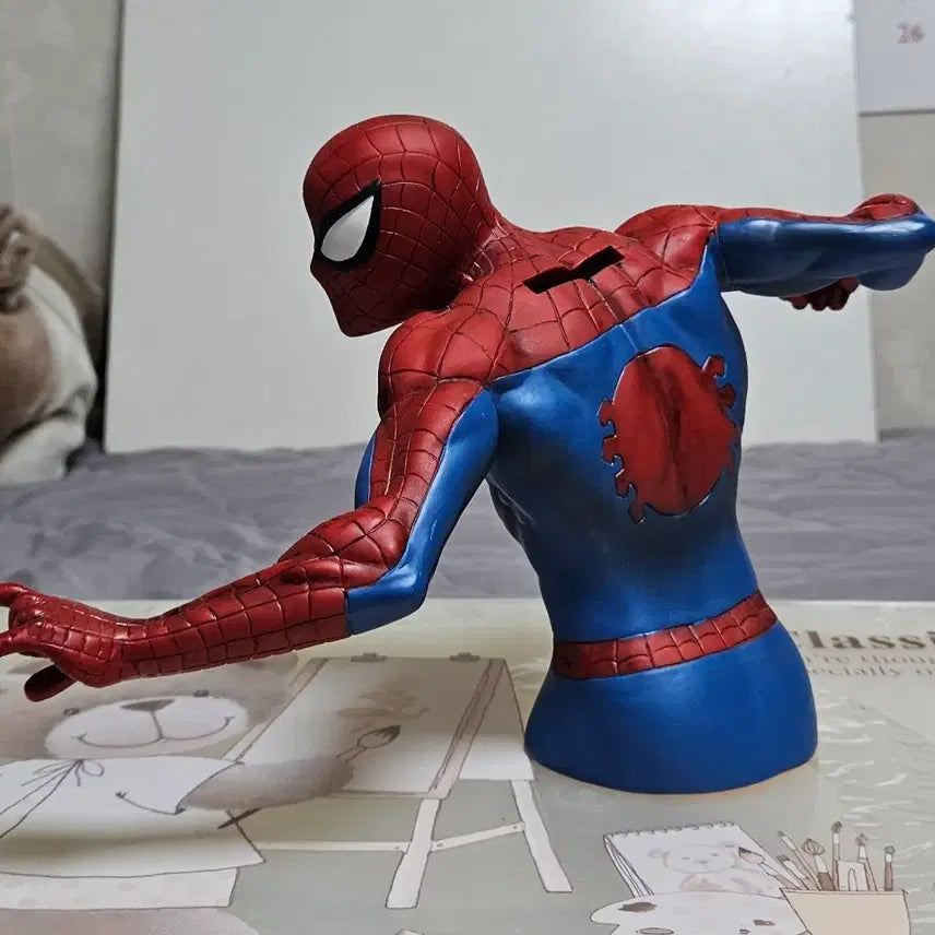 [BUNJANG] Diamond Select Toys Marvel Comics Spider-Man Monogram Vinyl Bust Coin Bank / 스파이더맨 피규어 흉상(저금통)