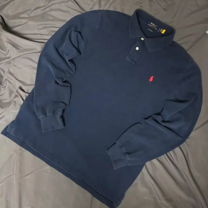 [BUNJANG] Polo Ralph Lauren Long Sleeve Collared Shirt Navy L / 폴로 랄프로렌 긴팔 카라티 네이비 L