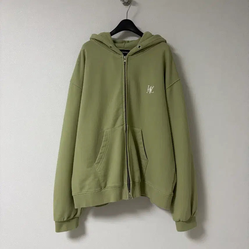 [BUNJANG] Wooolong Hooded Zip-Up Jacket / 우알롱 후드 집업
