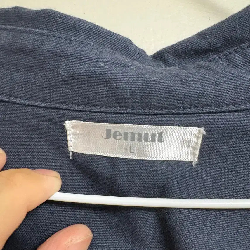 [BUNJANG] Navy Long-Sleeve Shirt / 네이비 긴팔 셔츠