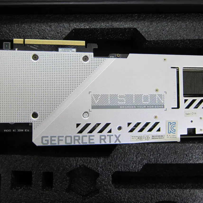 [BUNJANG] Gigabyte RTX 3080 VISION OC D6X 10GB Graphics Card / 기가바이트 RTX 3080 VISION OC D6X 10GB
