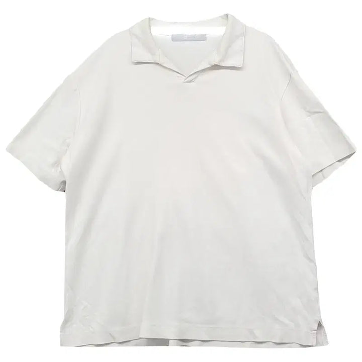 [BUNJANG] 8seconds White Short Sleeve Polo Shirt L / 에잇세컨즈 화이트 반팔 카라티 L