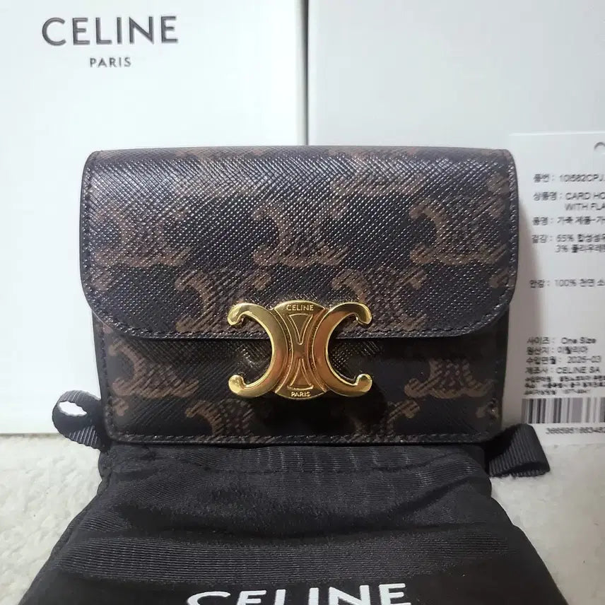 [BUNJANG] Celine Triomphe Canvas Cardholder / [26년구매/새상품급] 셀린느 트리옹프 캔버스 카드지갑