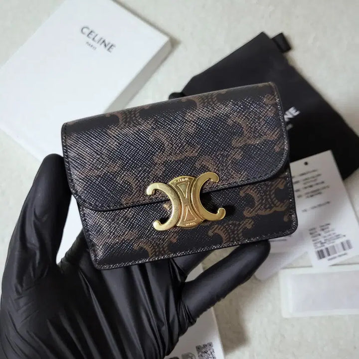 [BUNJANG] Celine Triomphe Canvas Cardholder / [26년구매/새상품급] 셀린느 트리옹프 캔버스 카드지갑