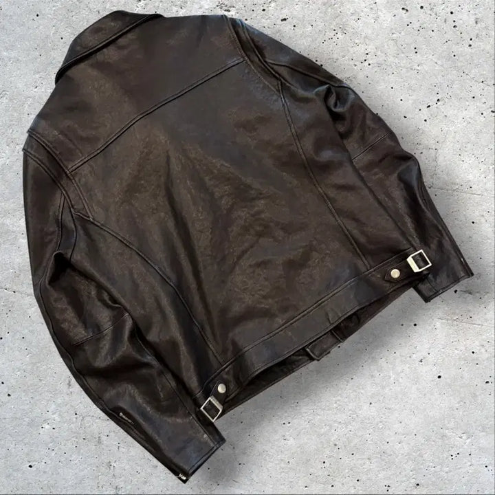 [BUNJANG] Noir Larmes Italian Lambskin Rider Jacket Black / [48] 느와르 라르메스 이태리 양가죽 라이더 자켓 블랙