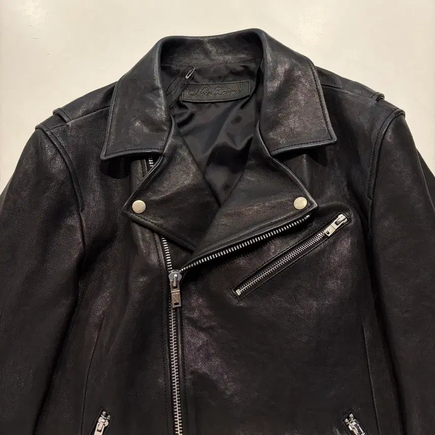 [BUNJANG] Noir Larmes Italian Lambskin Rider Jacket Black / [48] 느와르 라르메스 이태리 양가죽 라이더 자켓 블랙