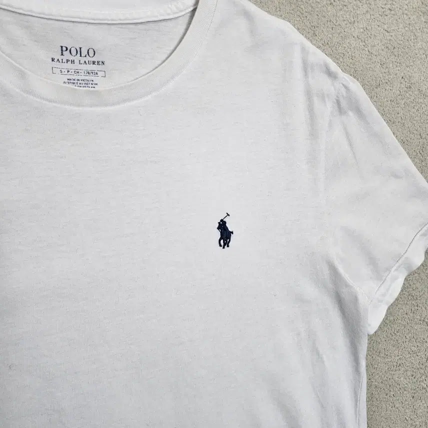 [BUNJANG] Polo Ralph Lauren Short Sleeve T-Shirt White / 폴로 랄프 로렌 반팔 S 화이트