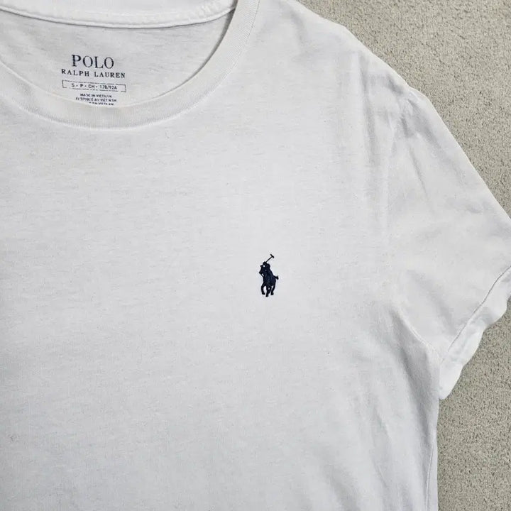 [BUNJANG] Polo Ralph Lauren Short Sleeve T-Shirt White / 폴로 랄프 로렌 반팔 S 화이트