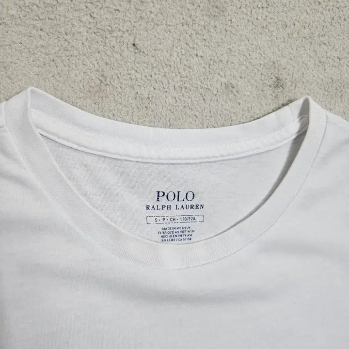 [BUNJANG] Polo Ralph Lauren Short Sleeve T-Shirt White / 폴로 랄프 로렌 반팔 S 화이트