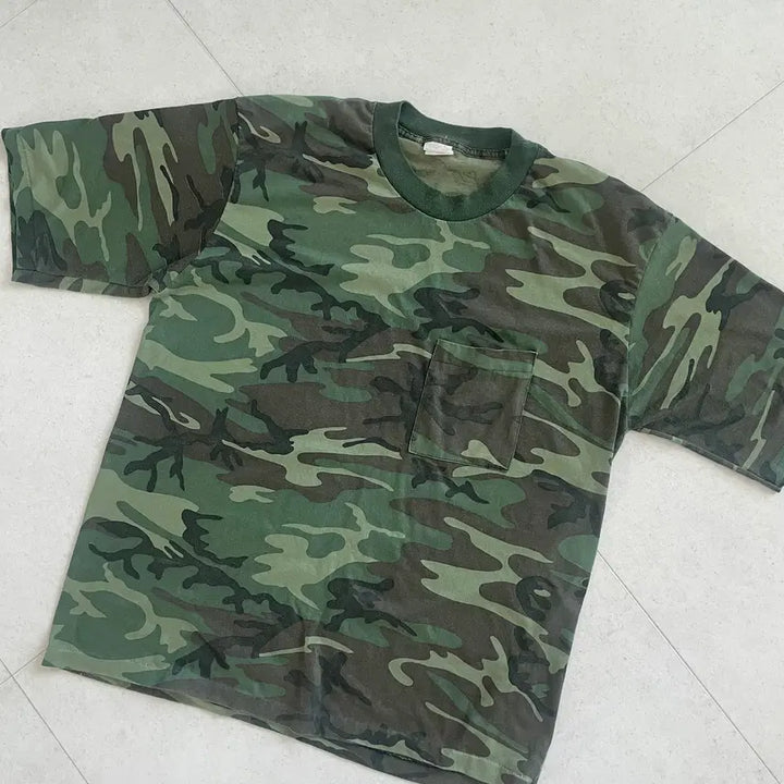 [BUNJANG] Vintage USA Camo T-Shirt XL / [XL] vintage usa camo 카모 티셔츠