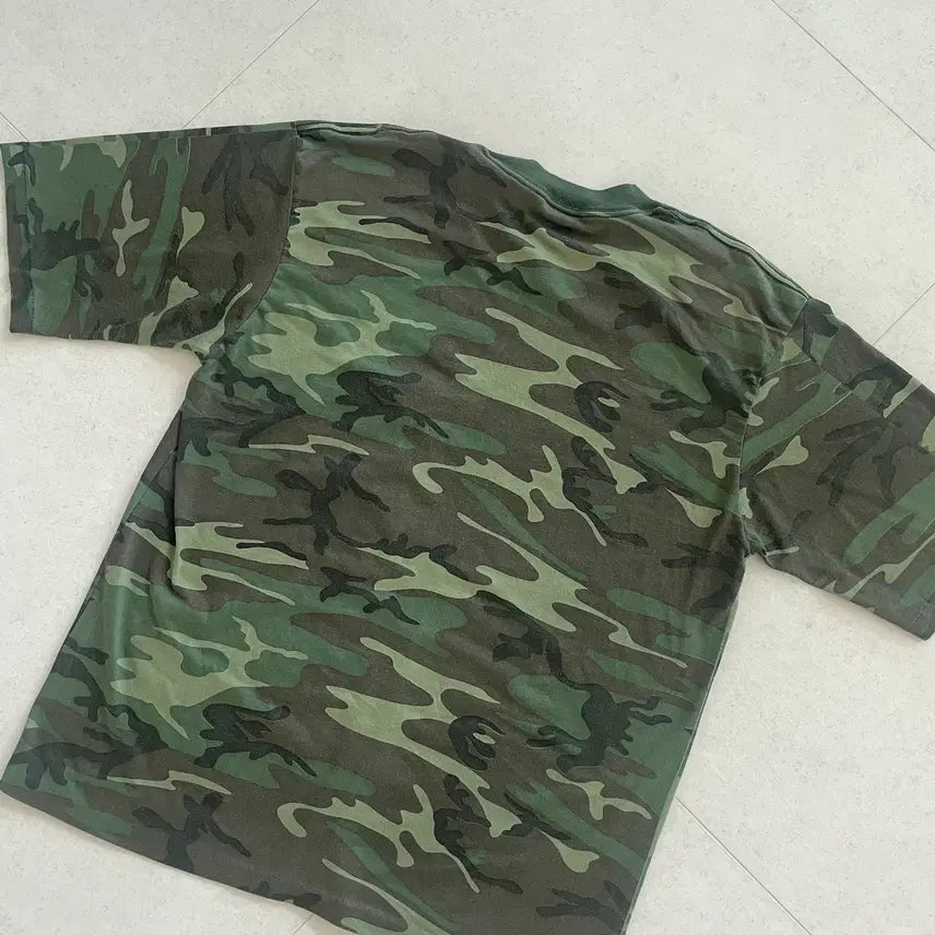 [BUNJANG] Vintage USA Camo T-Shirt XL / [XL] vintage usa camo 카모 티셔츠