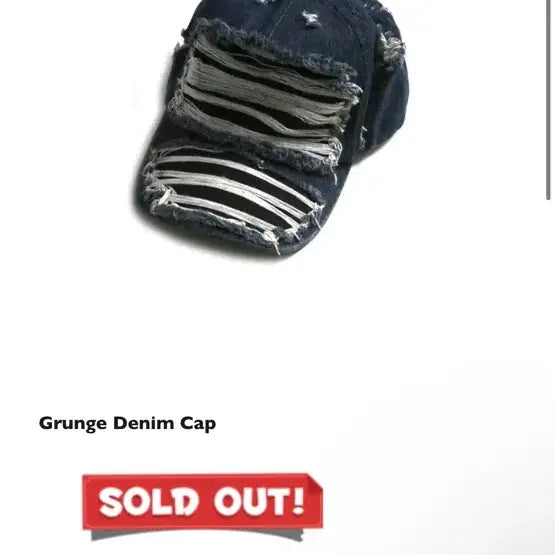 [BUNJANG] Chemical Sports Denim Hat / 캐미컬스포츠 데님 모주