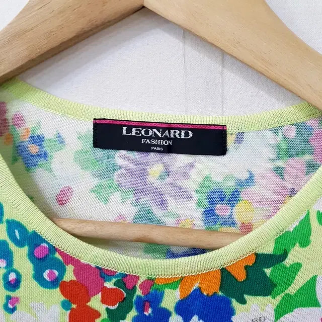 [BUNJANG] Leonard Silk Mix T-Shirt / LEONARD 레오날드 실크 믹스 티셔츠