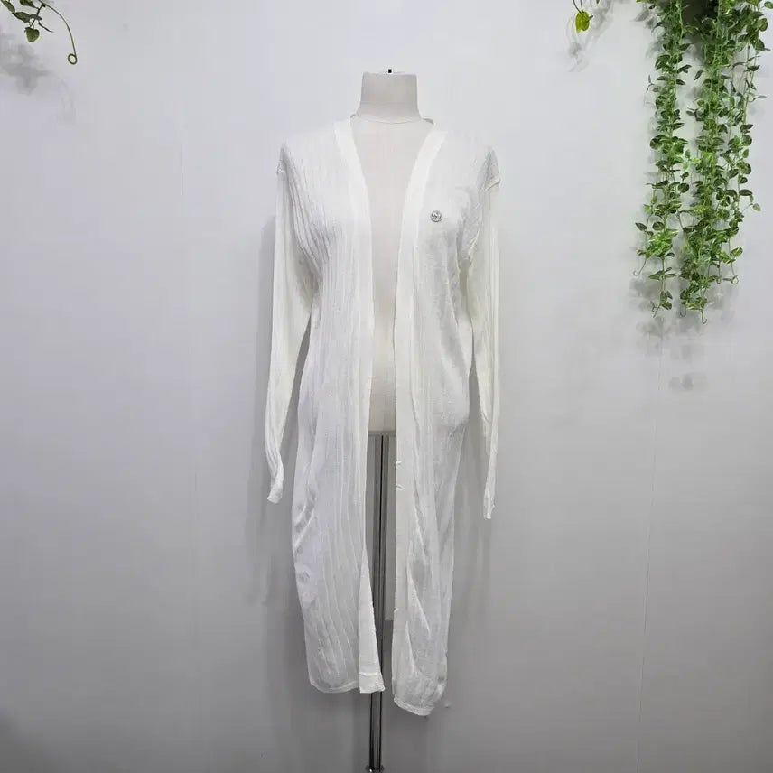 [BUNJANG] Olive des Olive White Knit Long Cardigan / 올리브데올리브 니트 롱 가디건