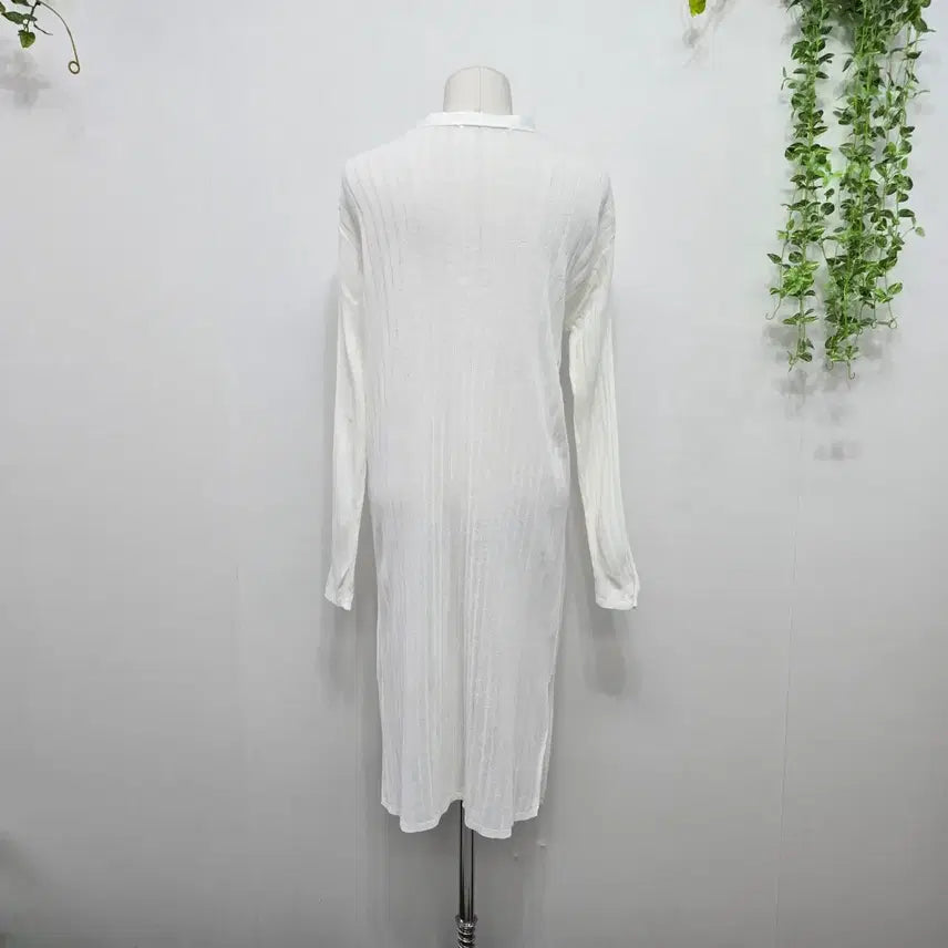 [BUNJANG] Olive des Olive White Knit Long Cardigan / 올리브데올리브 니트 롱 가디건