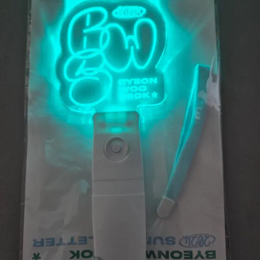 [BUNJANG] Byun Woo Seok Sealed Photocard (Fan Meeting Support Light Stick) / 변우석 응원봉 새제품 미개봉포토카드
