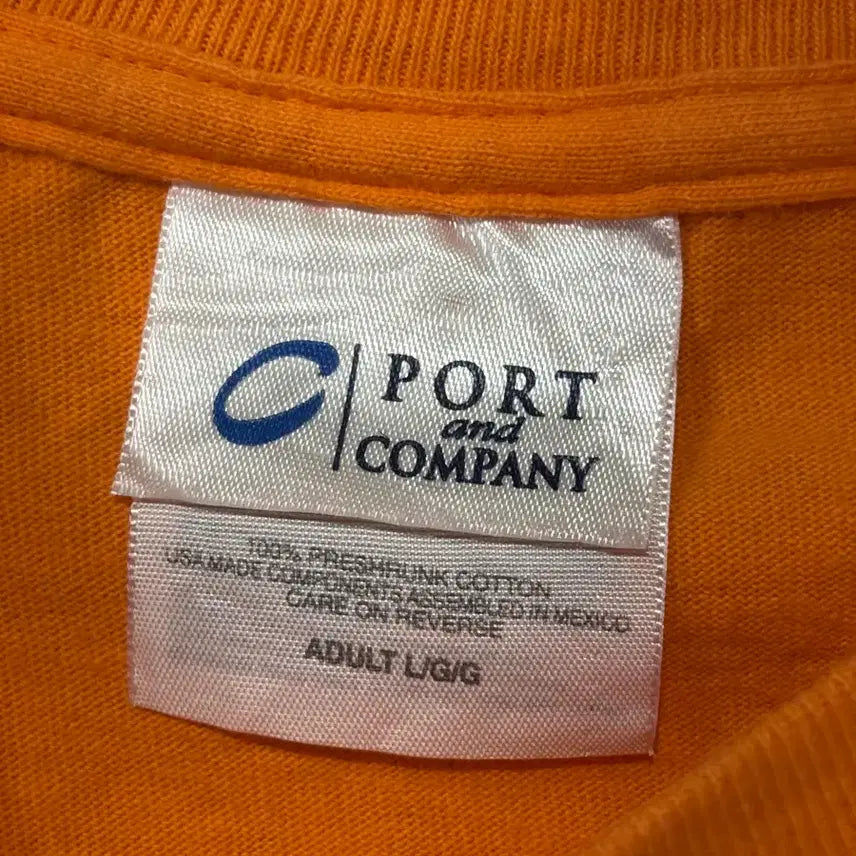 [BUNJANG] Hutton Hawk Walk 2006 Vintage T-Shirt Orange / 00s Vintage Hutton Hawk Walk 오렌지 반팔 티셔츠