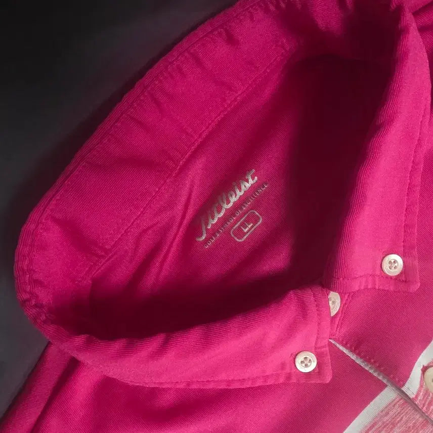 [BUNJANG] Titleist Golfwear Pink Short-Sleeve Polo Shirt L / 타이틀리스트 골프웨어 반팔 카라티 핑크 L  (2번)