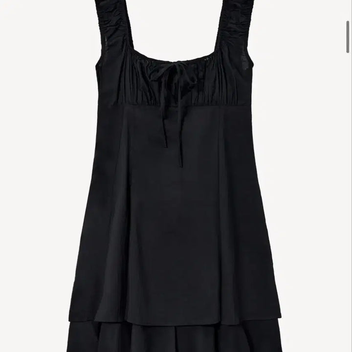 [BUNJANG] Lady Volume Mini Dress Black Small / (새상품) 레이디볼륨 미니 드레스 블랙 스몰 택O