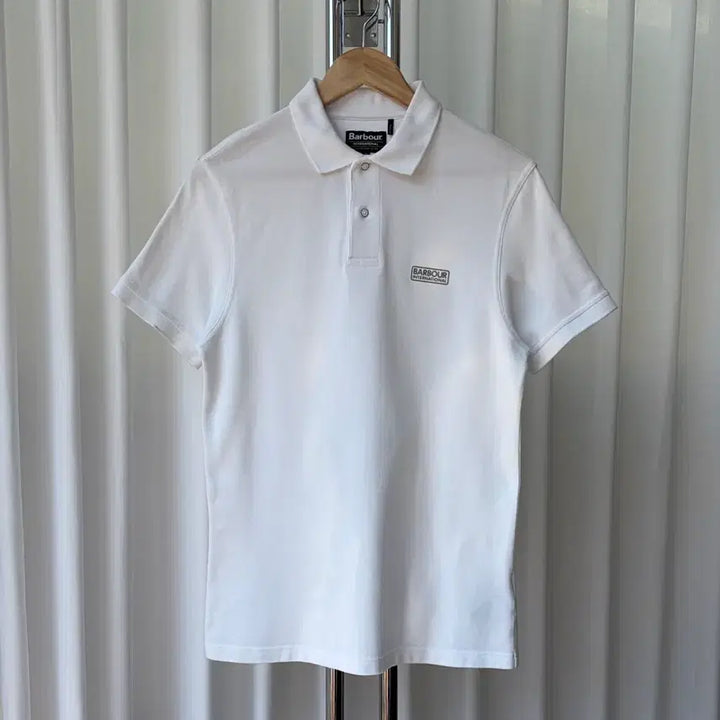 [BUNJANG] Barbour International White Polo Shirt M / 바버 카라티