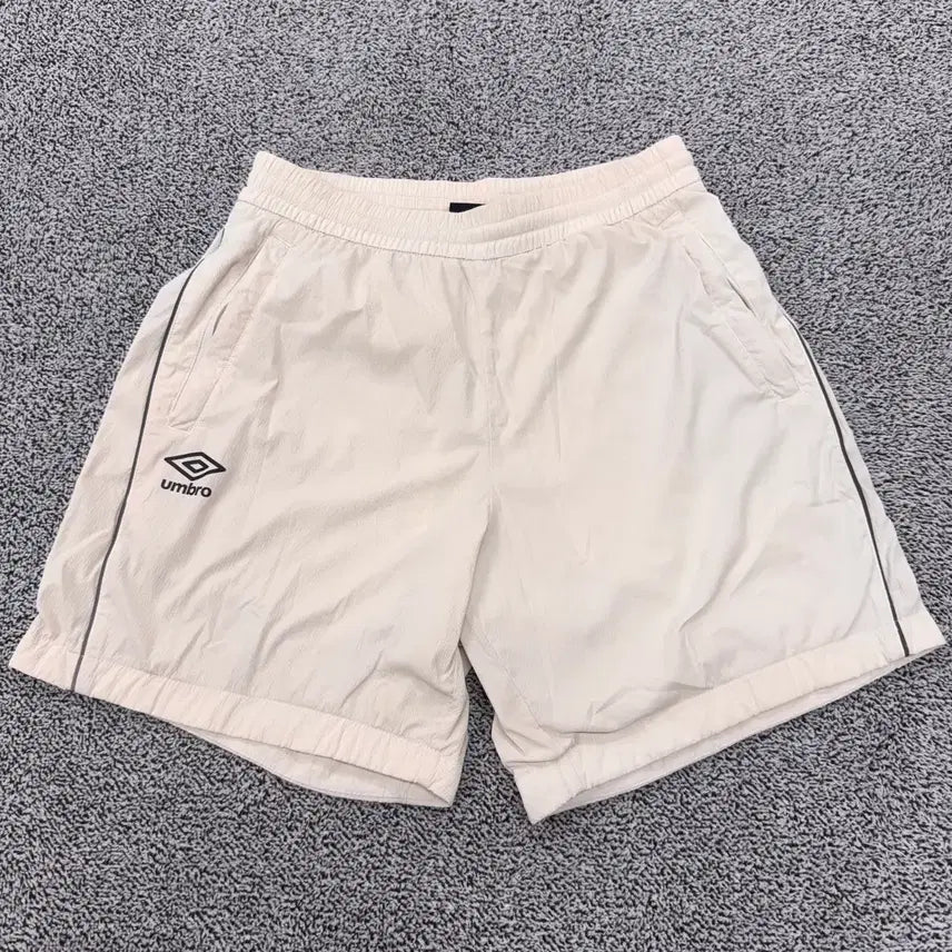 [BUNJANG] Umbro Beige Linen Shorts Size 70 / 엄브로 베이지 린넨 반바지 70