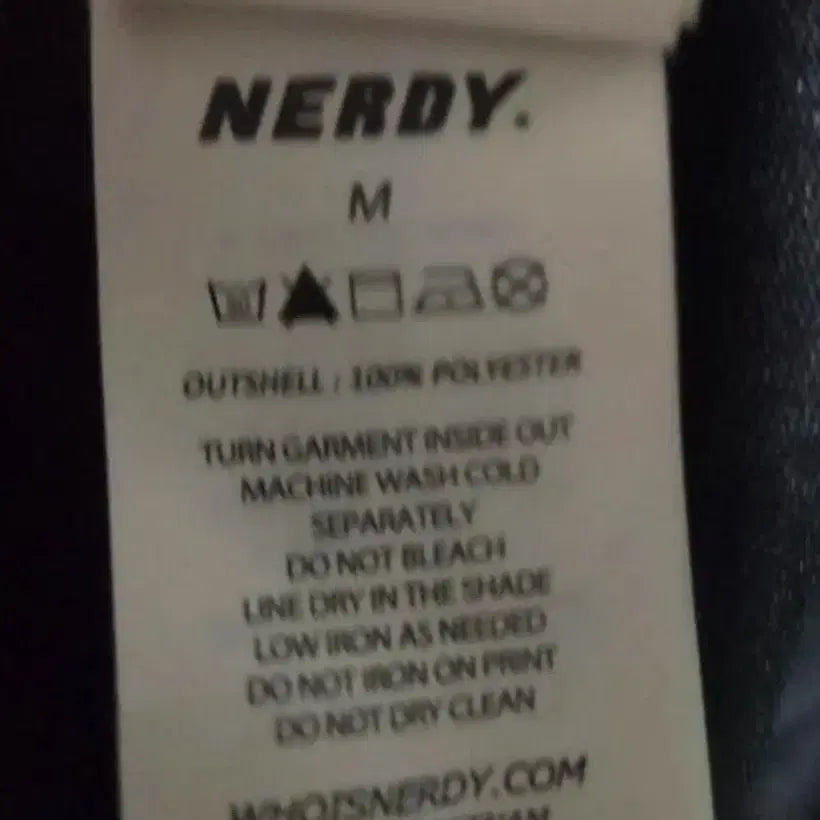 [BUNJANG] NERDY Track Top Black/Fluorescent / NERDY 트랙탑 블랙/형광