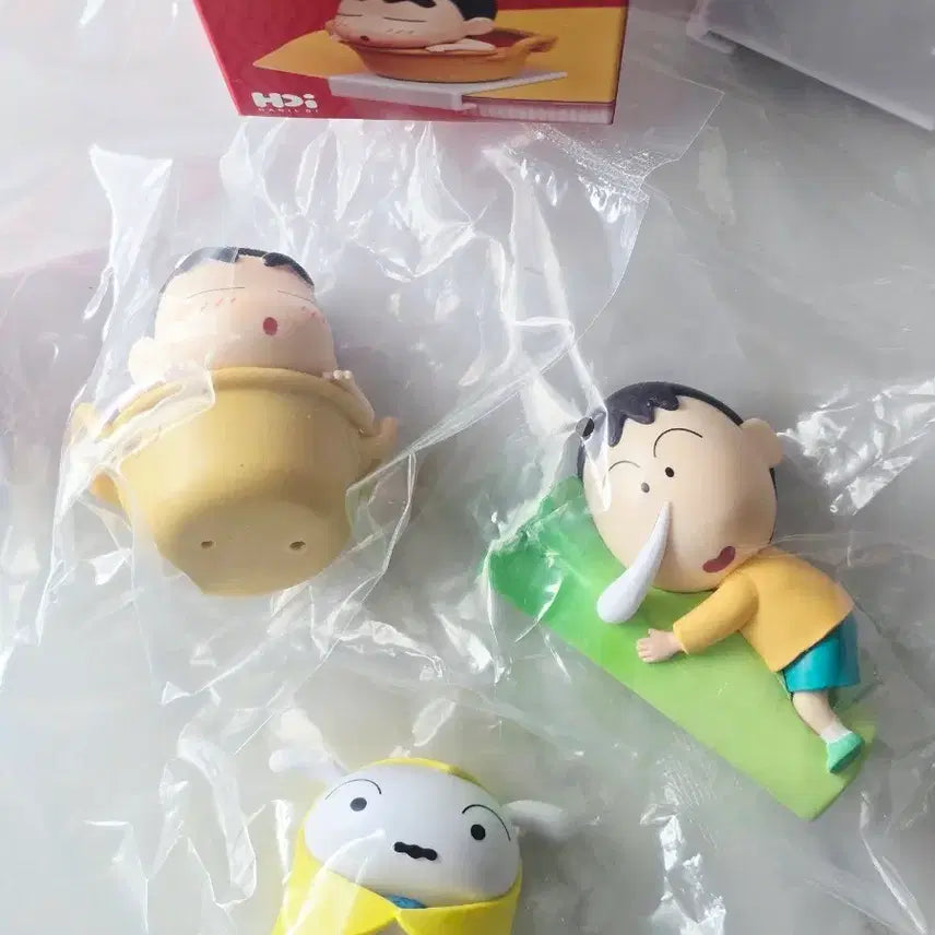 [SOLD OUT] 짱구는못말려 라면스토퍼 짱구맹구흰둥이 세트 판매합니다!