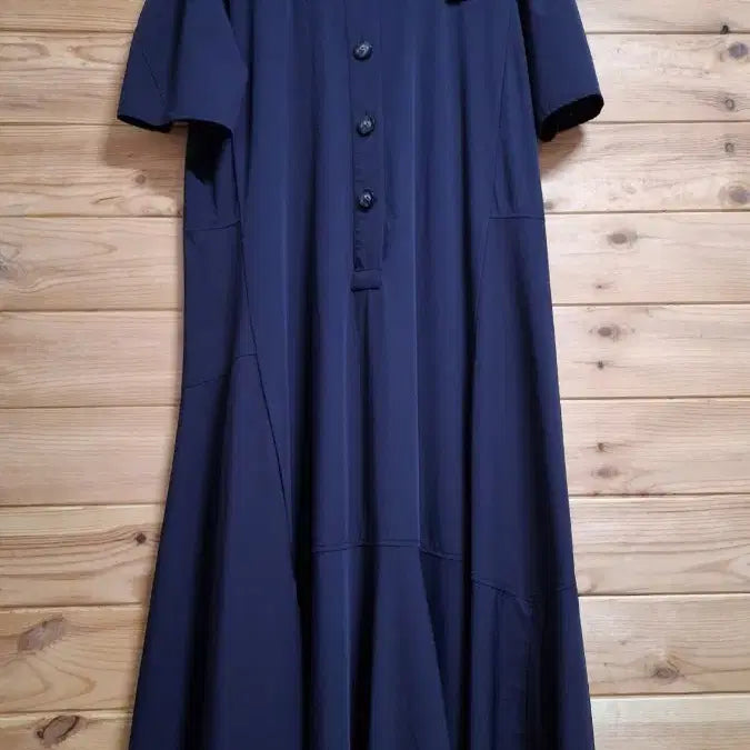 [BUNJANG] VANAKE Big Collar Long Dress / VANAKE 바스락 빅카라 롱원피스