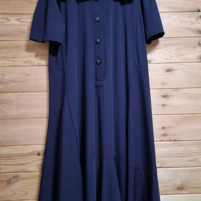 [BUNJANG] VANAKE Big Collar Long Dress / VANAKE 바스락 빅카라 롱원피스