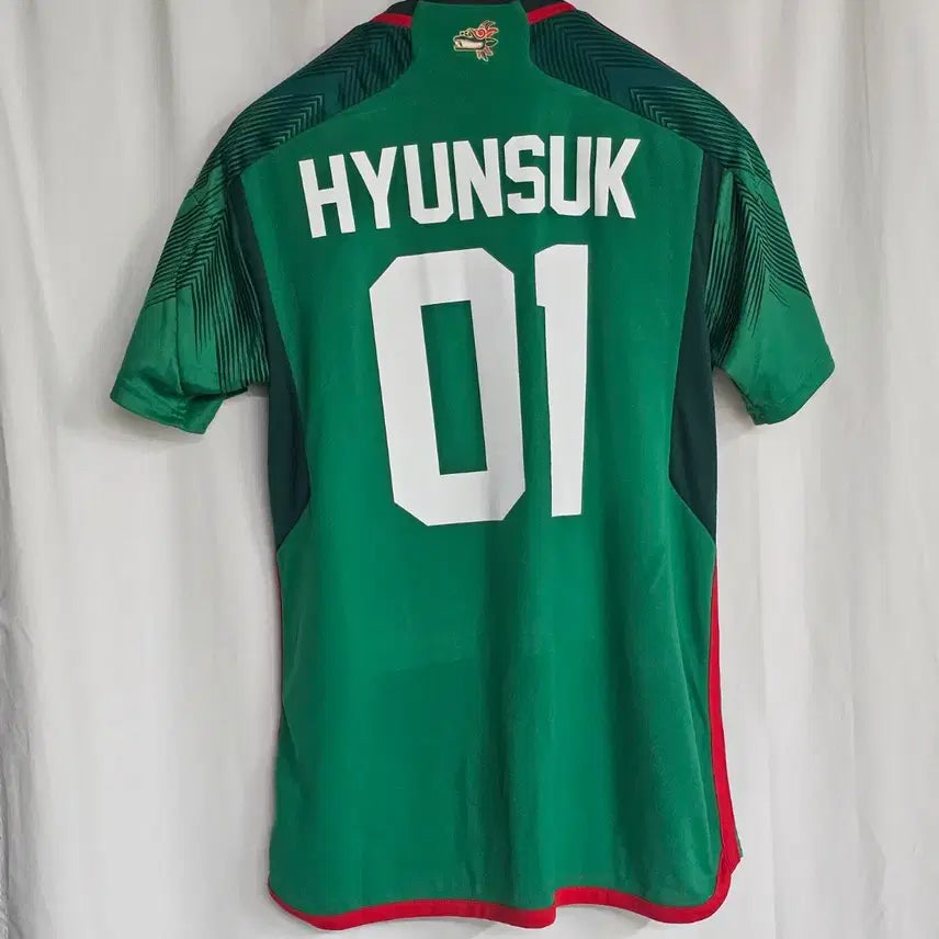 [BUNJANG] Adidas Mexico National Football Team 2022 Qatar World Cup Jersey T-Shirt (L) / 100 L 아디다스 멕시코 져지 반팔 티셔츠