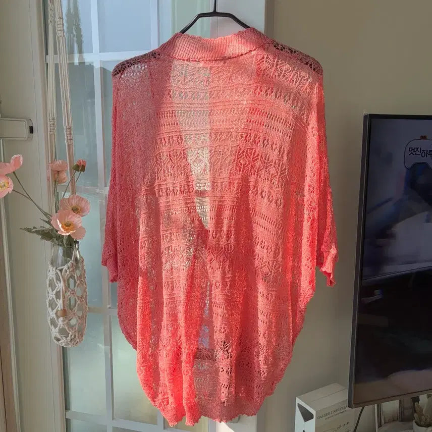 [BUNJANG] Prime Payton Coral Crochet Cardigan / [빈티지] 프라임페이튼 코랄 크로셰 가디건 -옷장정리