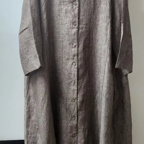 [SOLD OUT] 이새 린넨 셔츠 원피스