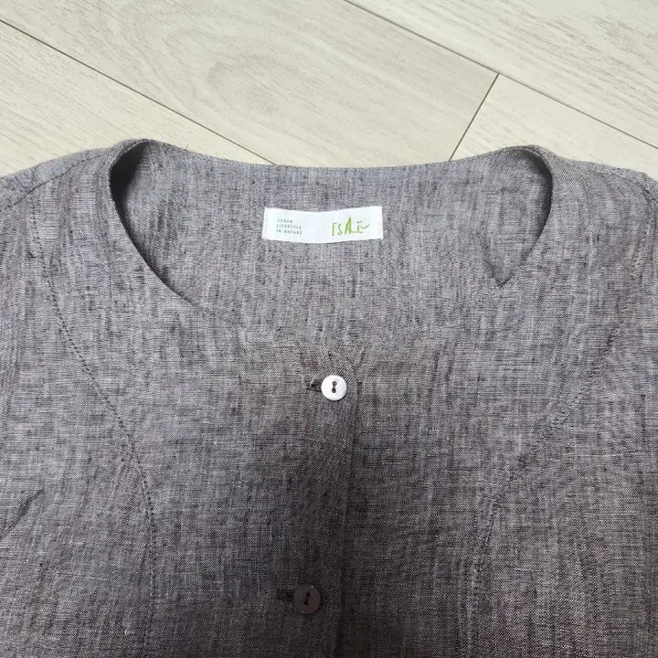 [SOLD OUT] 이새 린넨 셔츠 원피스