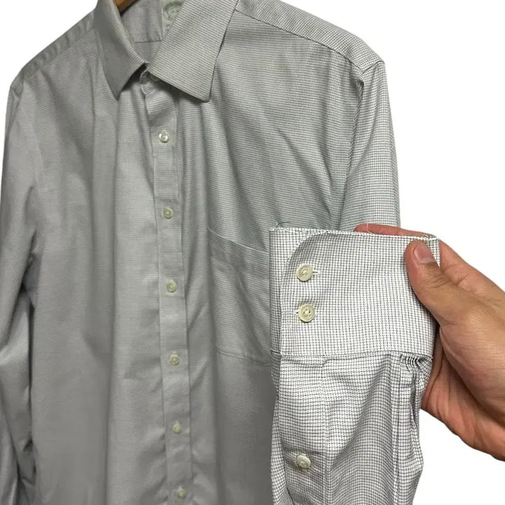[BUNJANG] Brooks Brothers Milano Fit Check Long Sleeve Shirt / 브룩스브라더스 밀라노핏 체크 긴팔 셔츠 17-36(110) size