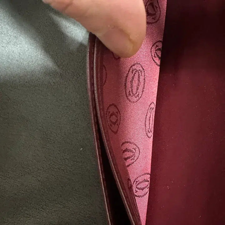[BUNJANG] Cartier Must 2C Bi-Fold Wallet Burgundy / 빈티지) 까르띠에 머스트 2c 장지갑 버건디