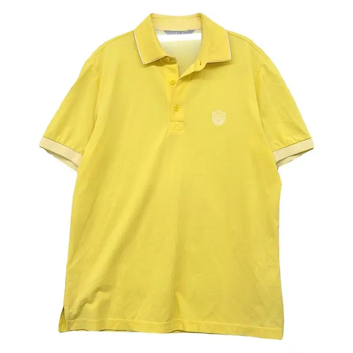 [BUNJANG] Daks Yellow Functional Training T-shirt 95 / 닥스 옐로우 기능성 트레이닝 반팔 카라티 95
