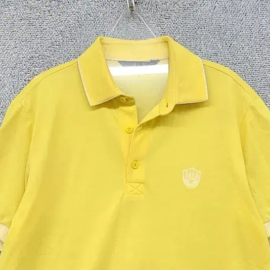 [BUNJANG] Daks Yellow Functional Training T-shirt 95 / 닥스 옐로우 기능성 트레이닝 반팔 카라티 95