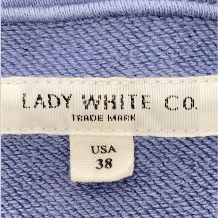 [BUNJANG] Lady White Co. Half Zip-Up Blue (M) / Lady White Co 하프집업 블루 38 (M)
