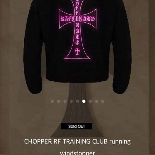 [BUNJANG] Raffinato Windbreaker Hot Pink Logo / 라피나토 윈드브레이커 S
