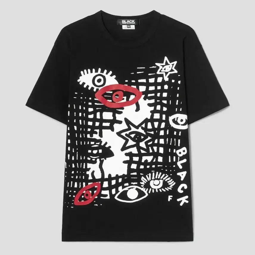 [BUNJANG] Comme des Garçons Black Short Sleeve T-Shirt (M) / [M] 꼼데가르송 블랙 반팔 티셔츠