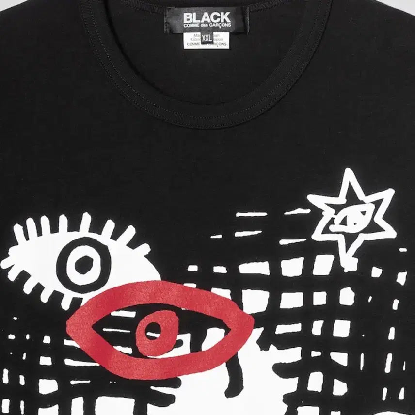 [BUNJANG] Comme des Garçons Black Short Sleeve T-Shirt (M) / [M] 꼼데가르송 블랙 반팔 티셔츠
