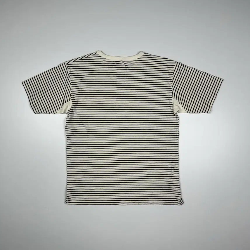 [BUNJANG] Nigel Cabourn White Stripe Pocket Short Sleeve T-shirt / (90) 나이젤카본 화이트 스트라이프 포켓 반팔 티셔츠
