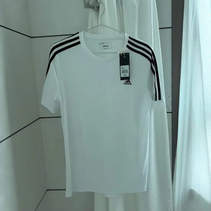 [SOLD OUT] 아디다스 반팔 티셔츠 160 화이트