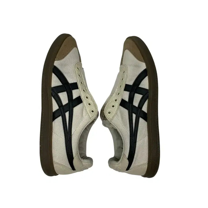 [BUNJANG] Onitsuka Tiger Tokuten Slip-On Beige Brown Black / 오니츠카타이거 토쿠텐 슬립온 베이지 브라운 블랙
