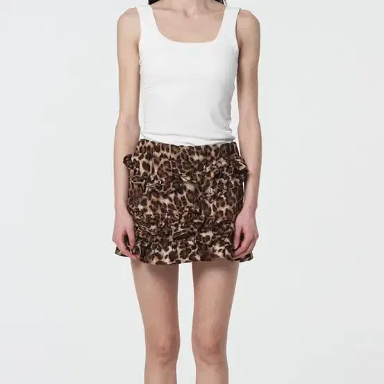 [BUNJANG] Settle for Moon Leopard Skirt / settle for moon 세틀포문 레오파드 스커트