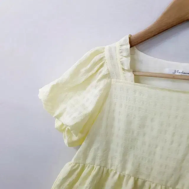 [BUNJANG] Hudson Honey Yellow Blouse / Hudson Honey 블라우스 옐로우