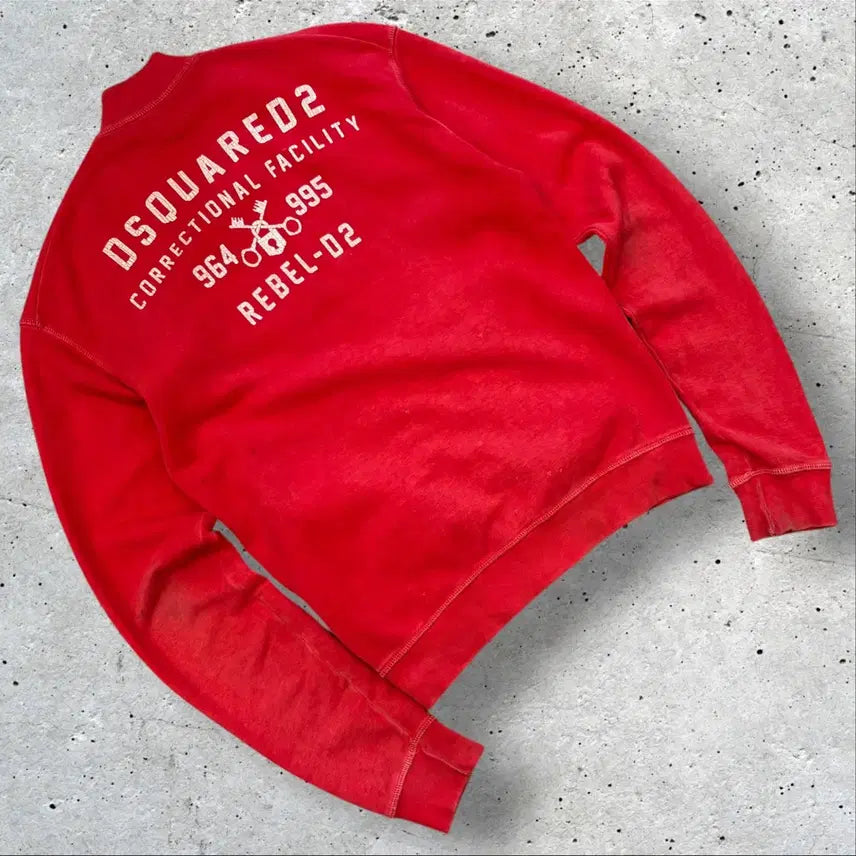 [BUNJANG] DSQUARED2 Imported Tag Cotton Zip-Up Red / [S] 디스퀘어드2 수입택 코튼 집업 레드