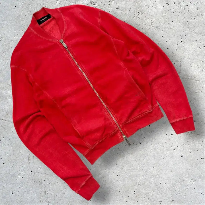[BUNJANG] DSQUARED2 Imported Tag Cotton Zip-Up Red / [S] 디스퀘어드2 수입택 코튼 집업 레드