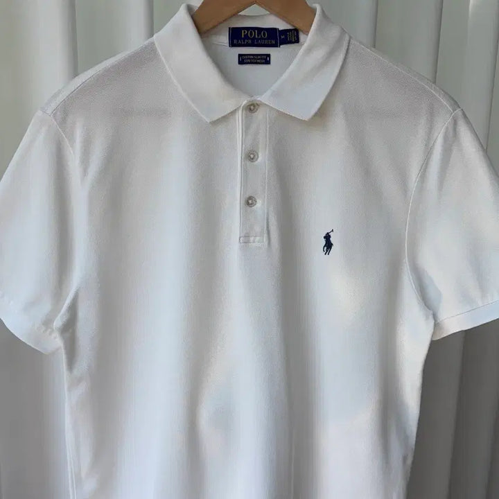 [BUNJANG] Polo Ralph Lauren White Polo Shirt M / 폴로 카라티